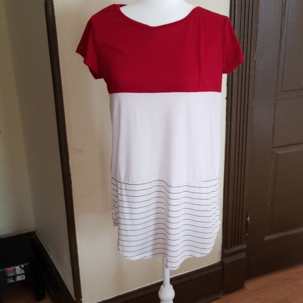 NWOT Colorblock top